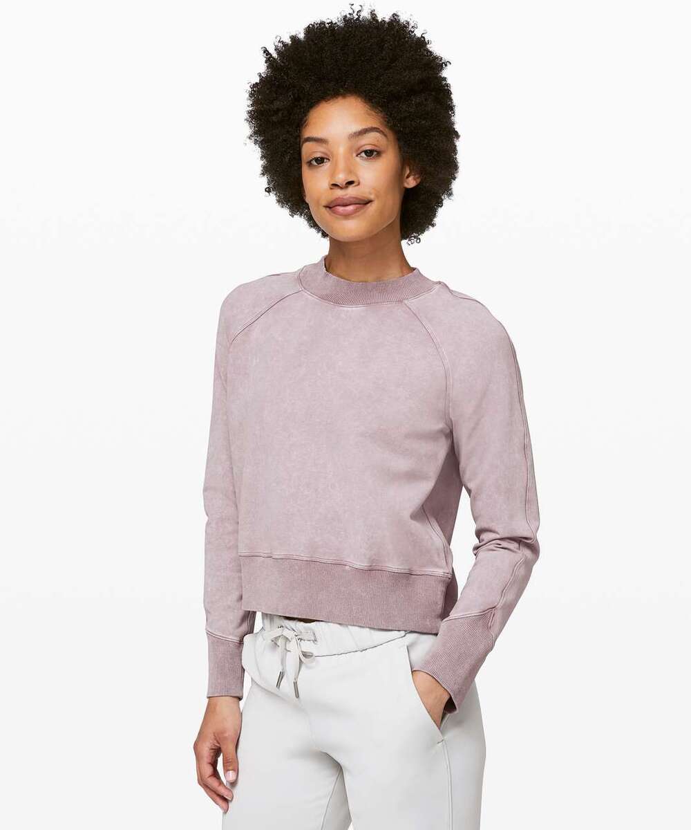 LULULEMON | Women's Ready To Roll Crew Sweatshirt Vintage Mauve Size 4W.